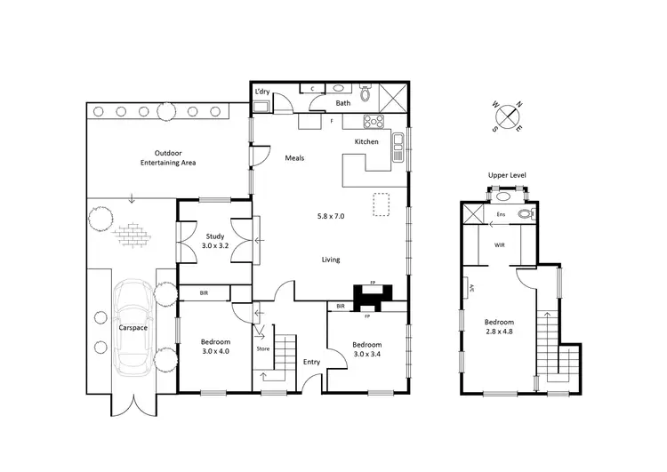 Floorplan of Homely house listing, 2 Little Boundary Street, South Melbourne VIC 3205