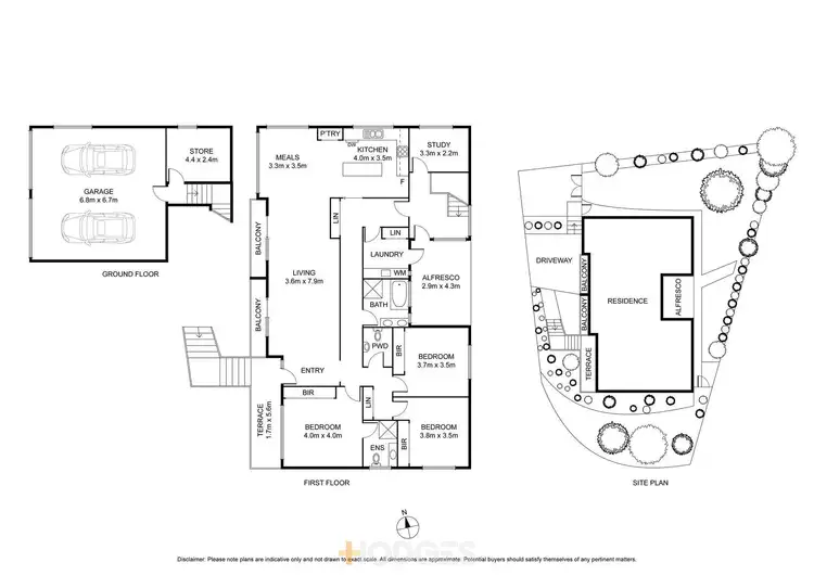 Floorplan of Homely house listing, 11 The Fairway, North Geelong VIC 3215