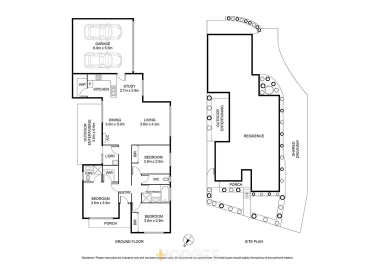 Floorplan of Homely house listing, 1-3/31 Meadowvale Drive, Grovedale VIC 3216