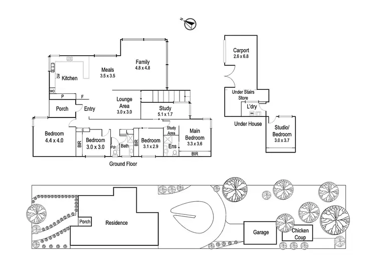 Floorplan of Homely house listing, 31 Invermay Grove, Rosanna VIC 3084
