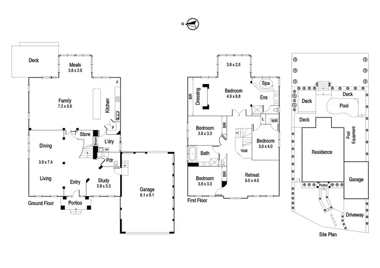 Floorplan of Homely house listing, 9 Delatite Court, Yallambie VIC 3085