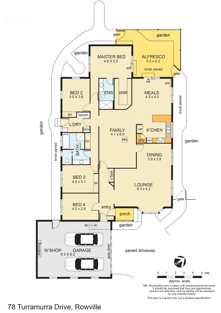 Floorplan of Homely house listing, 78 Turramurra Drive, Rowville VIC 3178