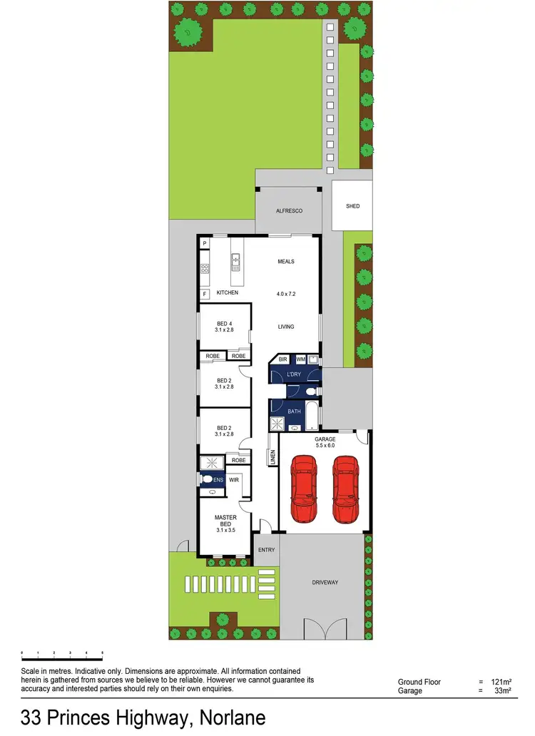Floorplan of Homely house listing, 33 Princes Highway, Norlane VIC 3214