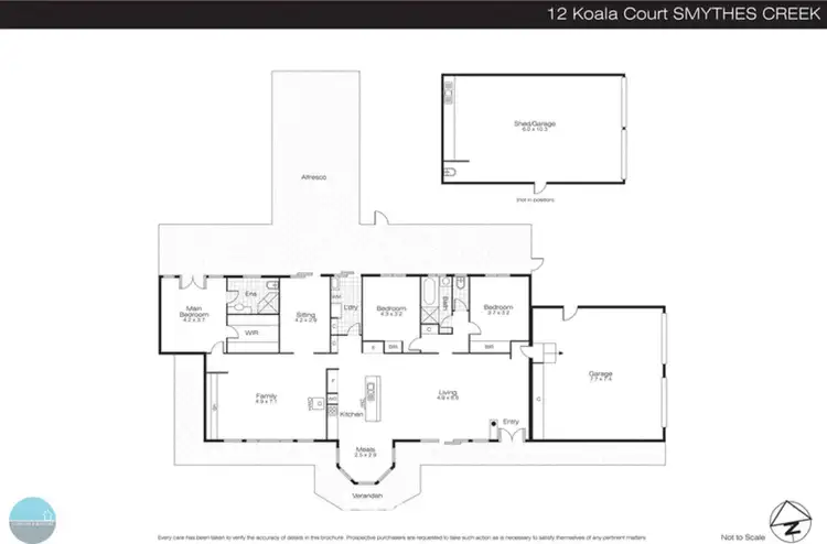 Floorplan of Homely house listing, 12 Koala Court, Smythes Creek VIC 3351