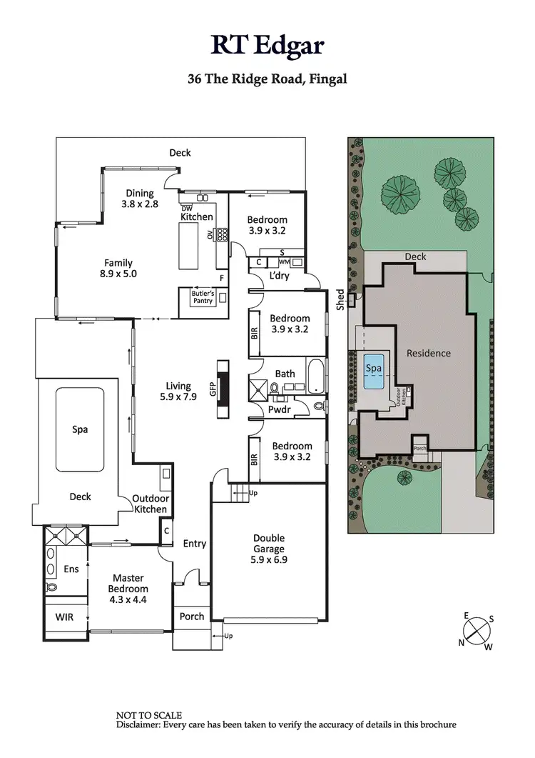 Floorplan of Homely house listing, 36 The Ridge Road, Fingal VIC 3939