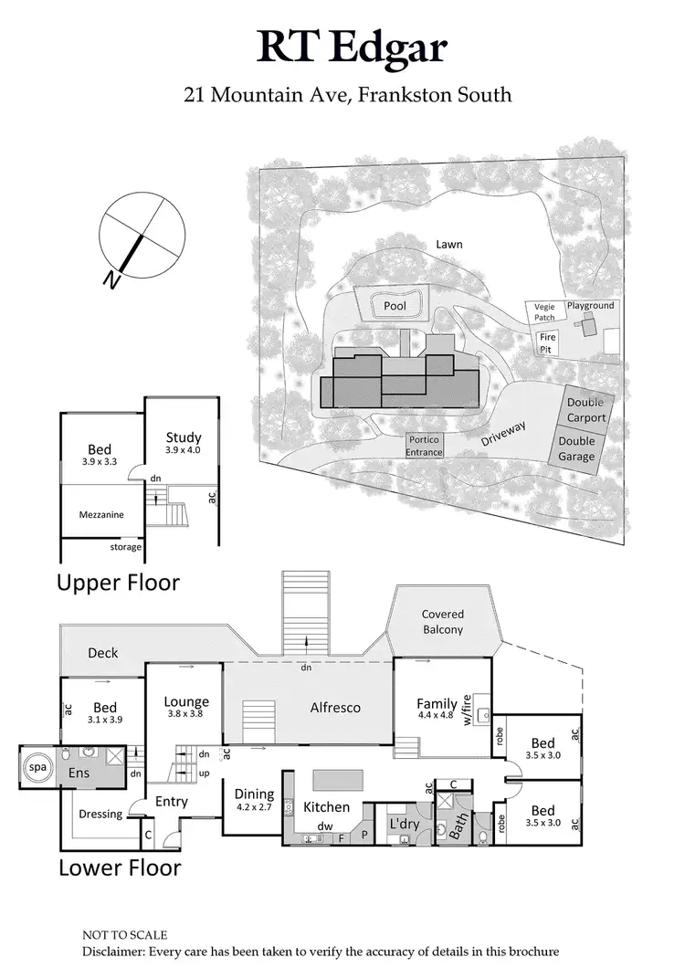Floorplan of Homely house listing, 21 Mountain Avenue, Frankston South VIC 3199