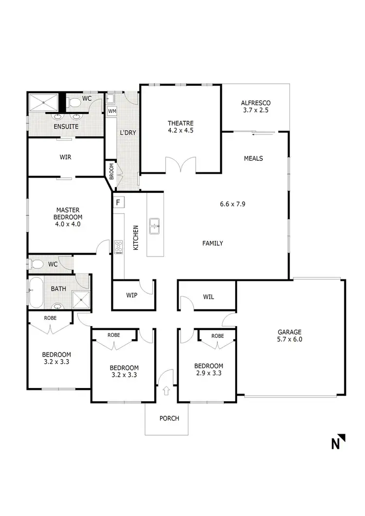 Floorplan of Homely house listing, 75 Mikada Boulevard, Kilmore VIC 3764