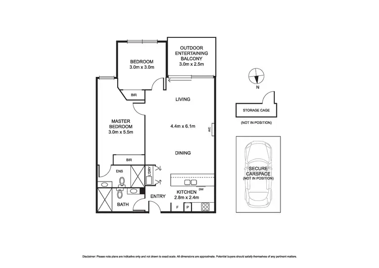 Floorplan of Homely apartment listing, 103/3 Claire Street, Mckinnon VIC 3204
