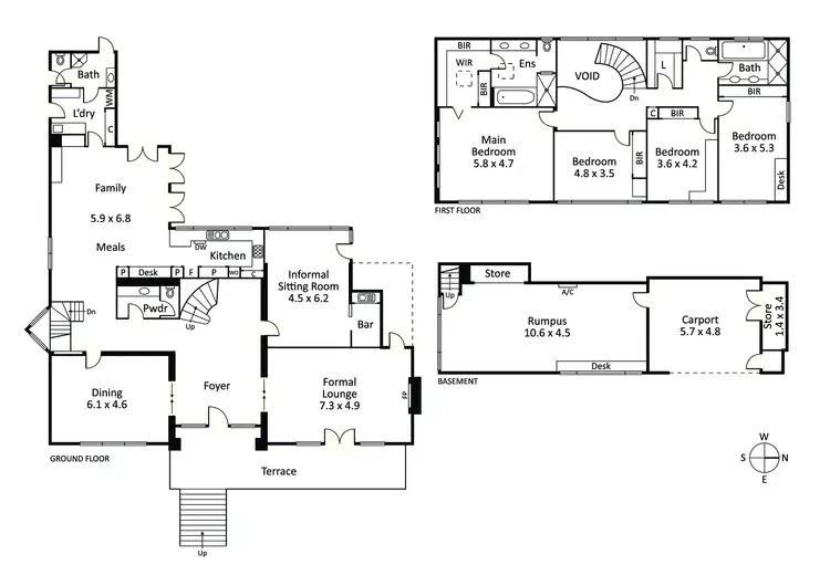 Floorplan of Homely house listing, 211 Kooyong Road, Toorak VIC 3142