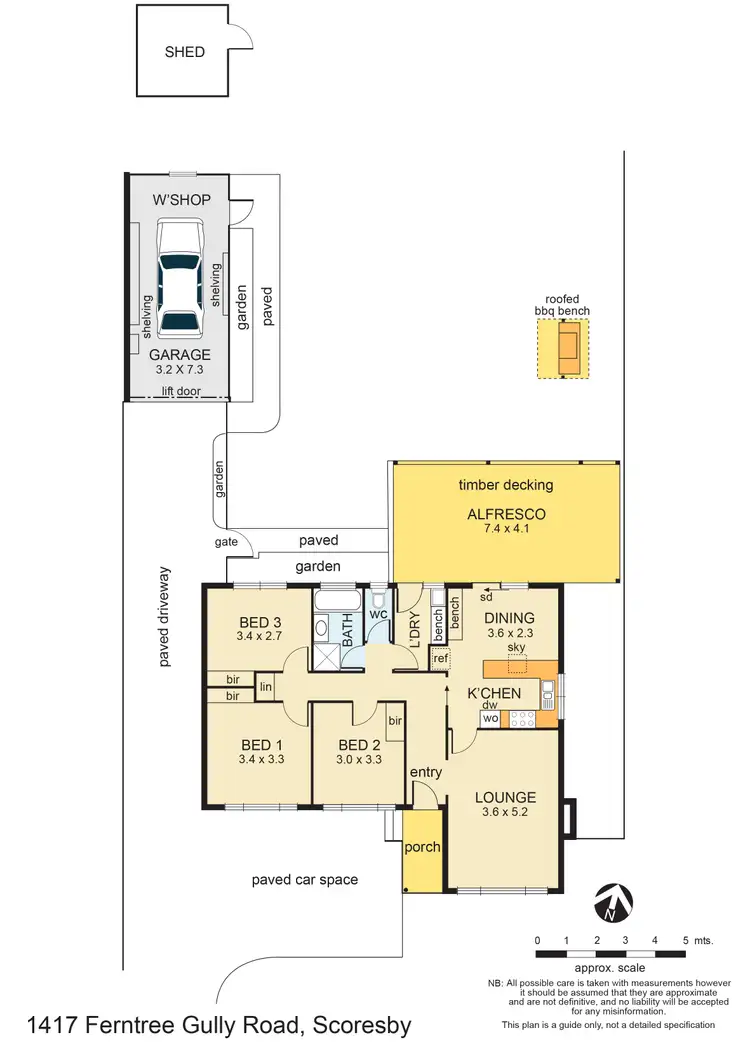 Floorplan of Homely house listing, 1417 Ferntree Gully Road, Scoresby VIC 3179
