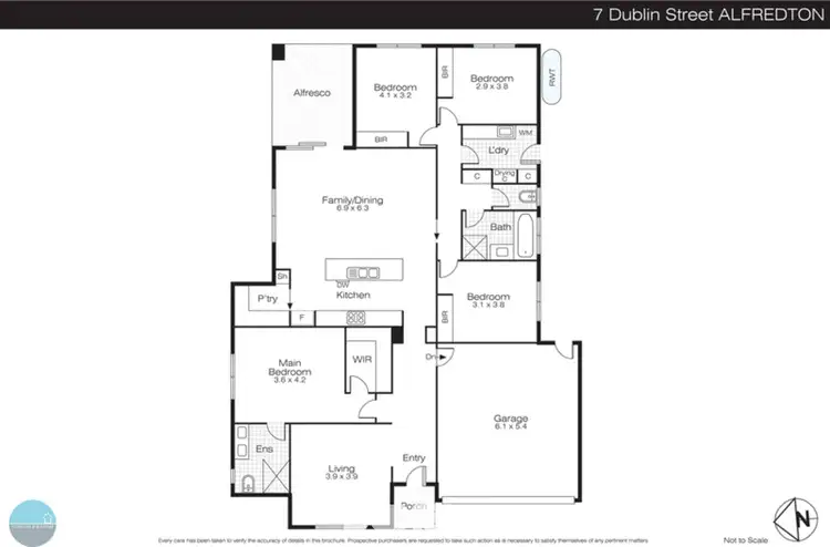 Floorplan of Homely house listing, 7 Dublin Street, Alfredton VIC 3350
