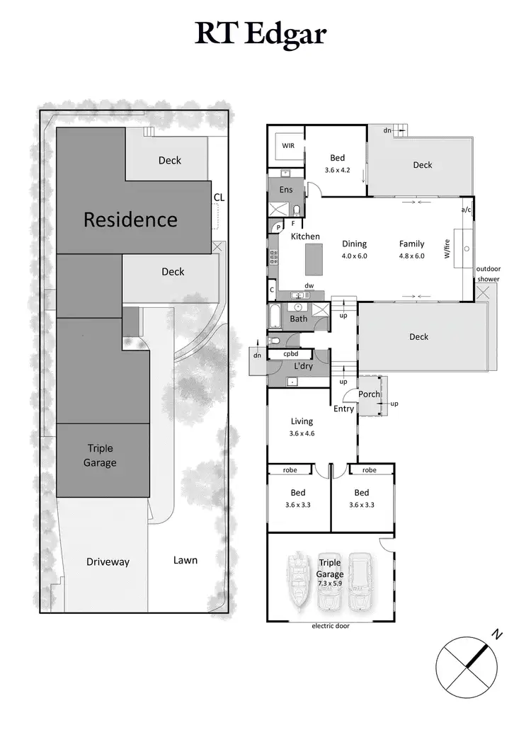Floorplan of Homely house listing, 18 Reeves Street, Blairgowrie VIC 3942