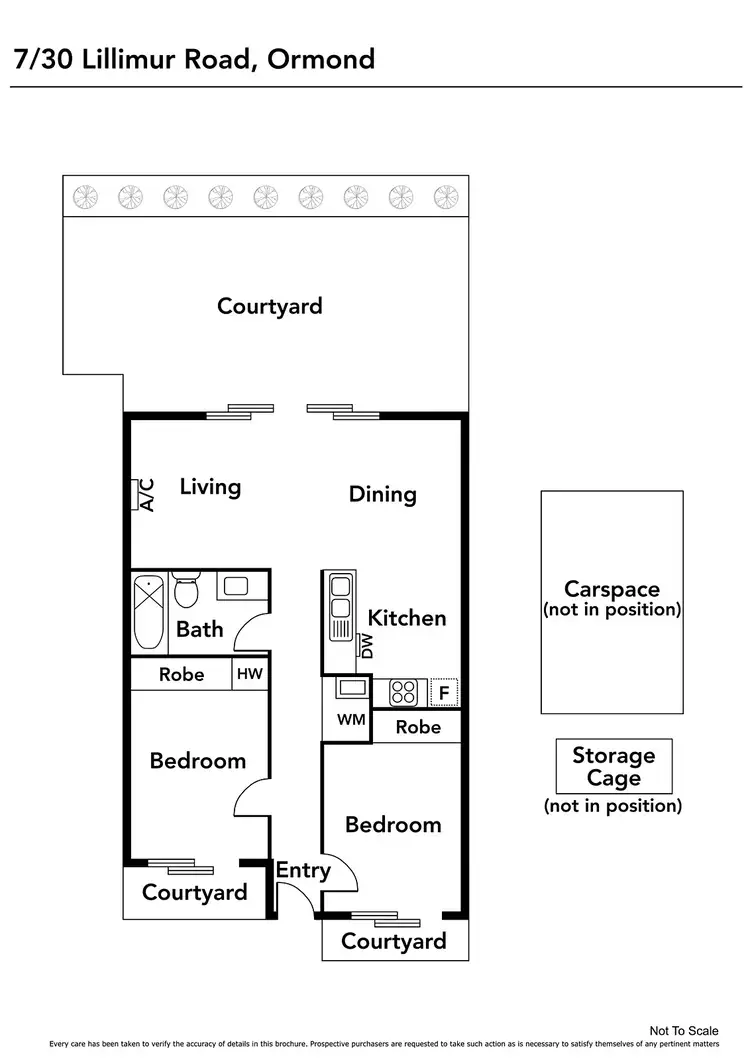 Floorplan of Homely apartment listing, 7/30 Lillimur Road, Ormond VIC 3204