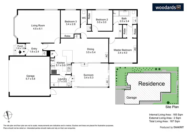 Floorplan of Homely villa listing, 3/1116 Dandenong Road, Carnegie VIC 3163