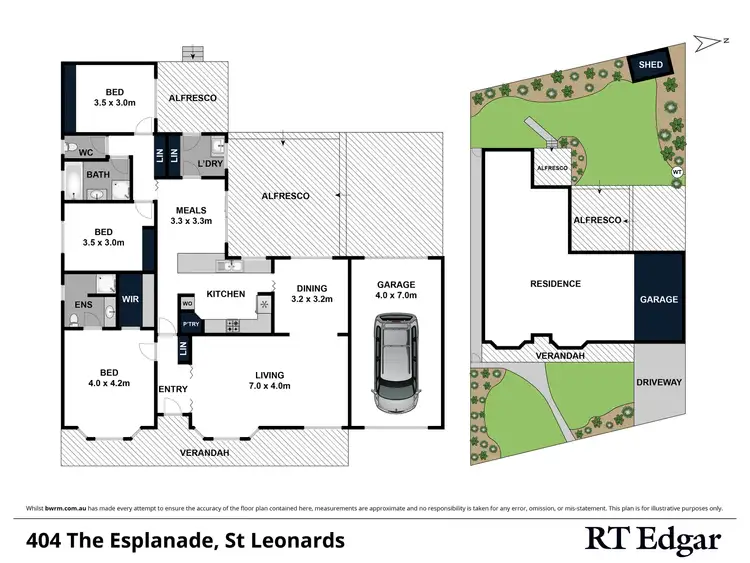 Floorplan of Homely house listing, 404 The Esplanade, St Leonards VIC 3223