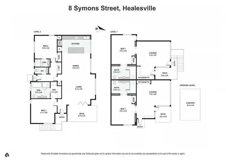 Floorplan of Homely house listing, 8 Symons Street, Healesville VIC 3777