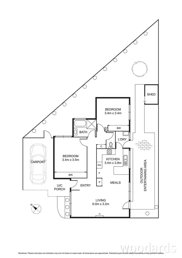 Floorplan of Homely unit listing, 7/26 Winsome Street, Mentone VIC 3194