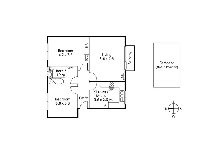 Floorplan of Homely apartment listing, 15/91 Hotham Street, Balaclava VIC 3183