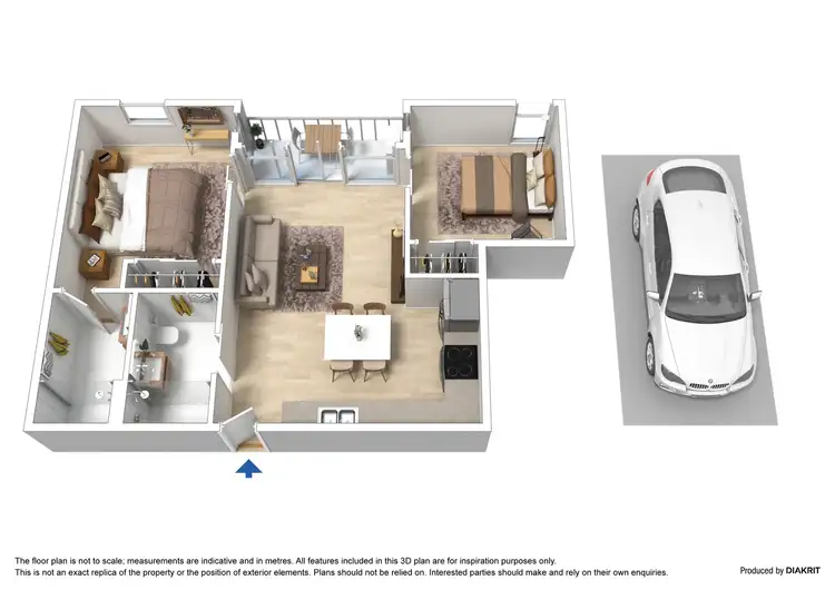 Floorplan of Homely apartment listing, 4213/601 Little Lonsdale Street, Melbourne VIC 3000