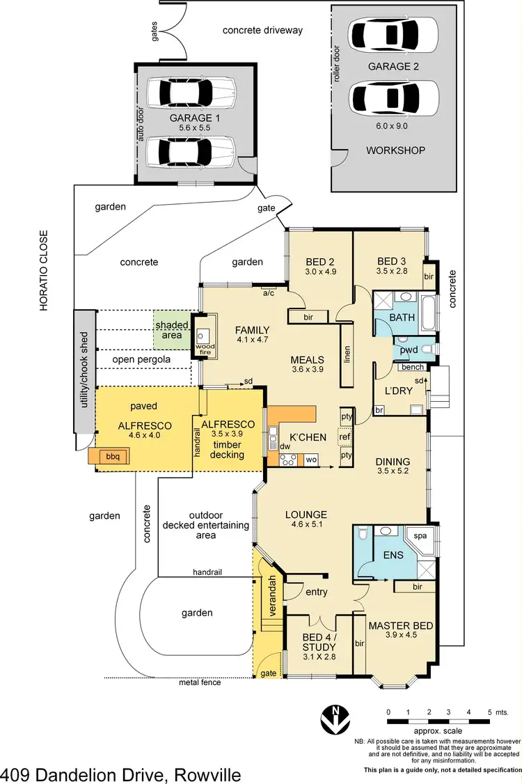 Floorplan of Homely house listing, 409 Dandelion Drive, Rowville VIC 3178