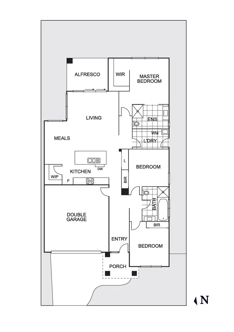 Floorplan of Homely house listing, 7 Goadby Drive, Mernda VIC 3754