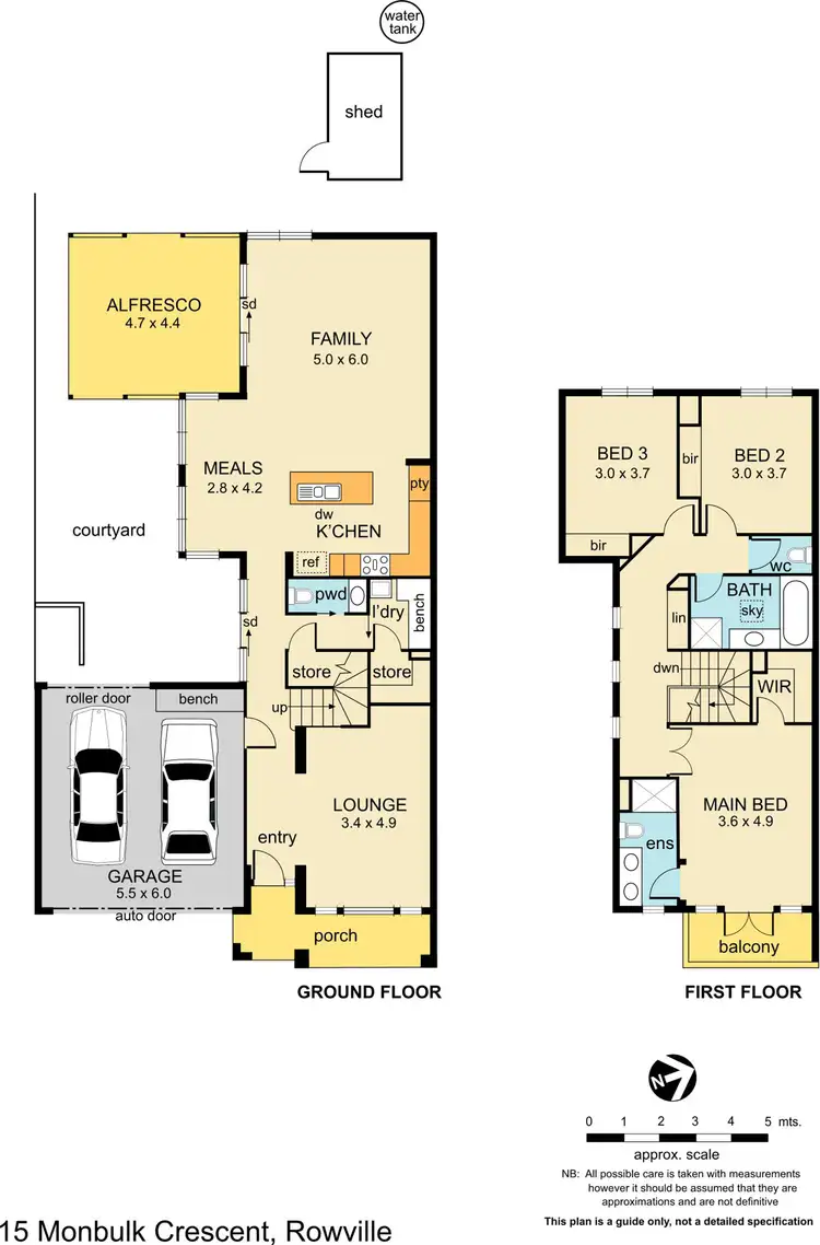 Floorplan of Homely house listing, 15 Monbulk Crescent, Rowville VIC 3178