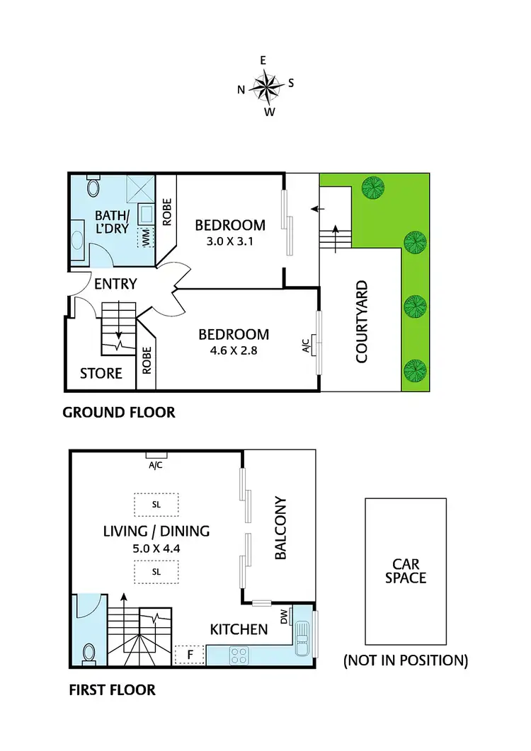 Floorplan of Homely apartment listing, 4/17 Tormore Road, Boronia VIC 3155
