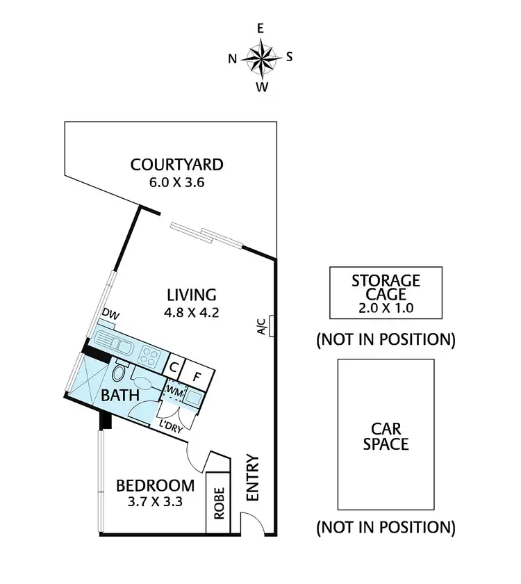Floorplan of Homely apartment listing, G07/175 Kangaroo Road, Hughesdale VIC 3166