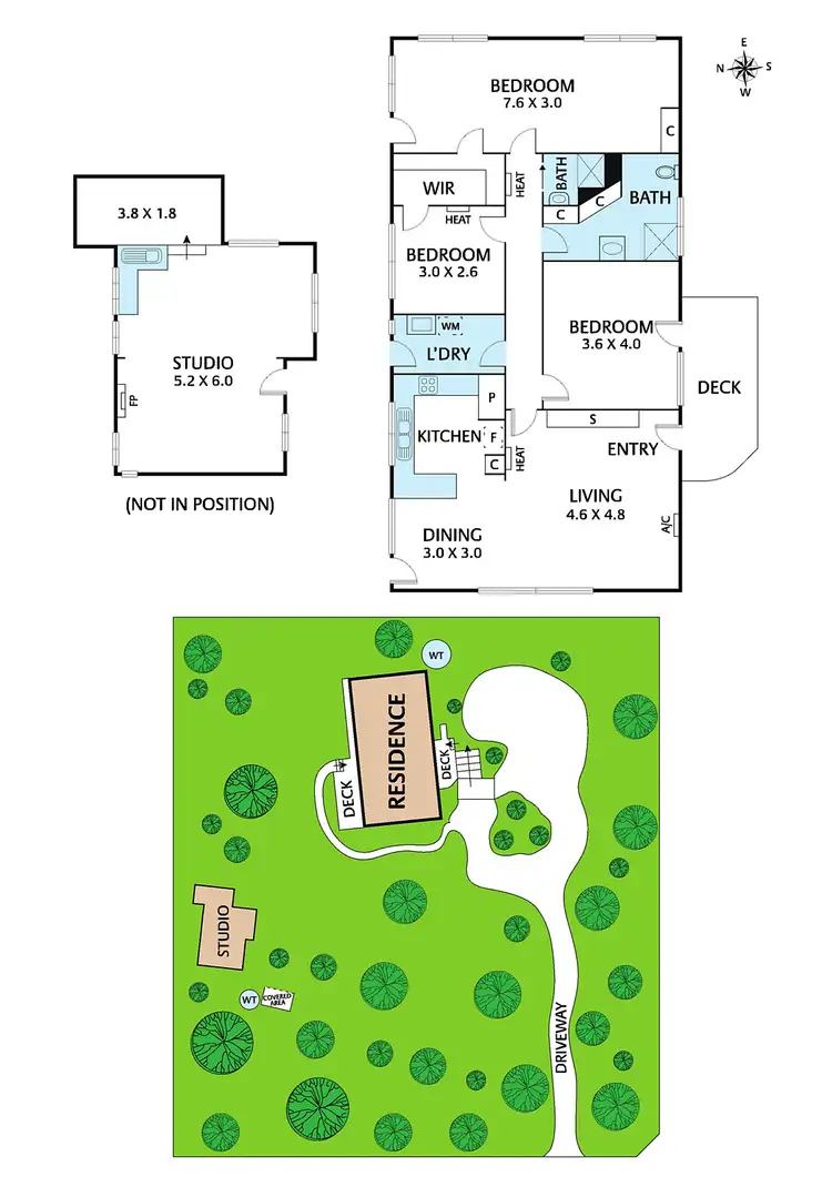 Floorplan of Homely house listing, 415-419 Ringwood-Warrandyte Road, Warrandyte VIC 3113