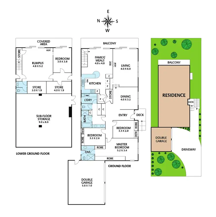 Floorplan of Homely house listing, 6 Sycamore Street, Box Hill South VIC 3128