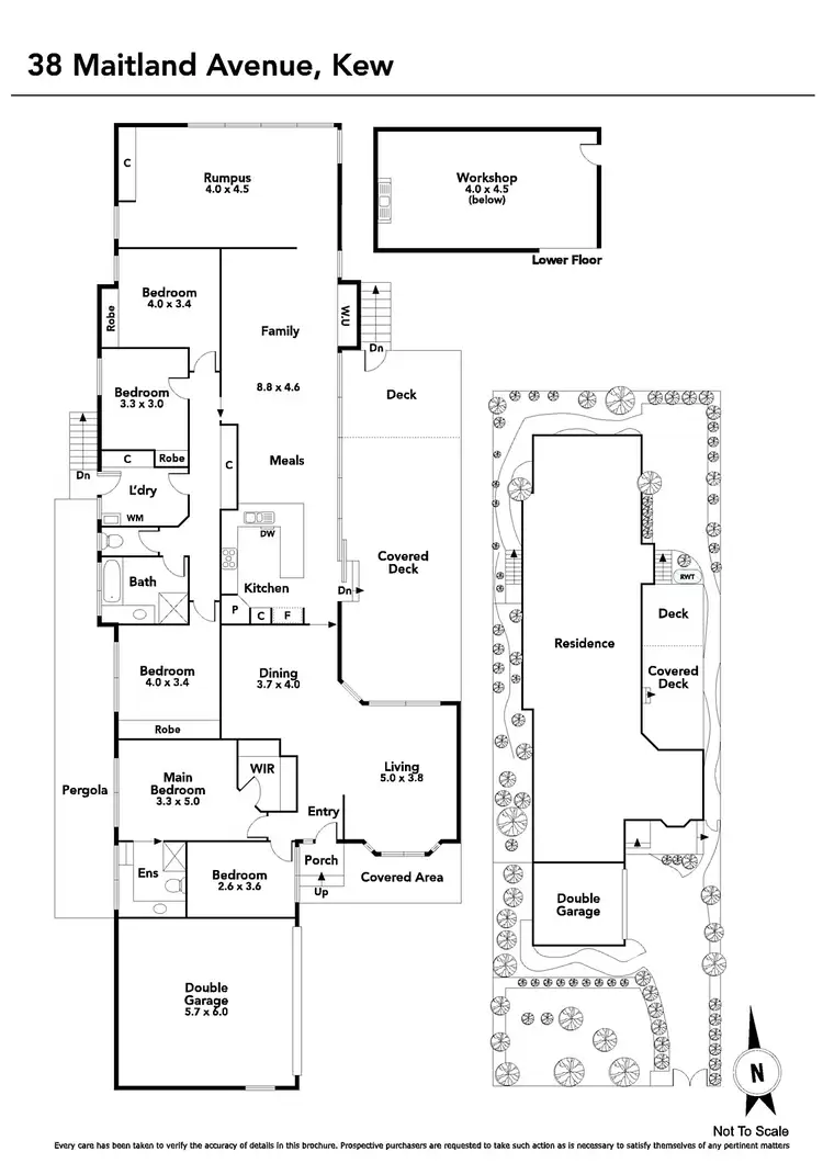 Floorplan of Homely house listing, 38 Maitland Avenue, Kew VIC 3101