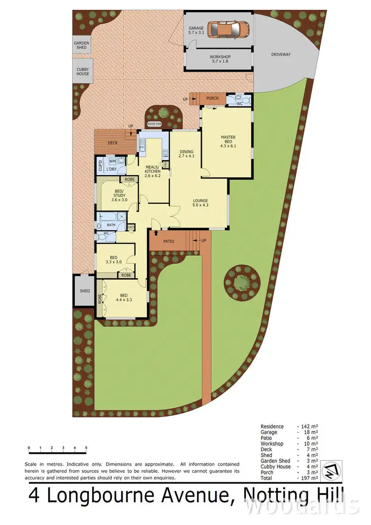 Floorplan of Homely house listing, 4 Longbourne Avenue, Notting Hill VIC 3168