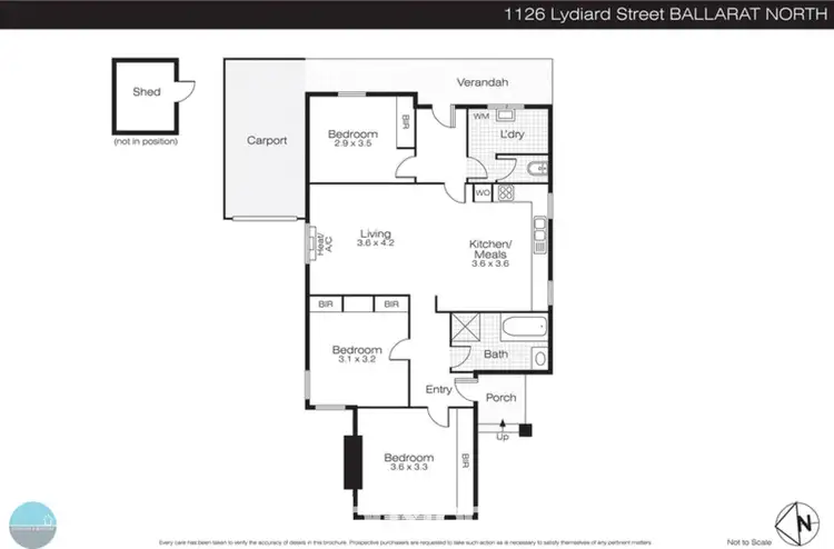 Floorplan of Homely house listing, 1126 Lydiard Street, Ballarat North VIC 3350