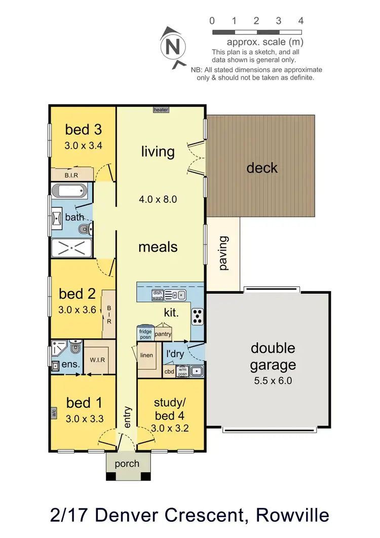 Floorplan of Homely unit listing, 2/17 Denver Crescent, Rowville VIC 3178