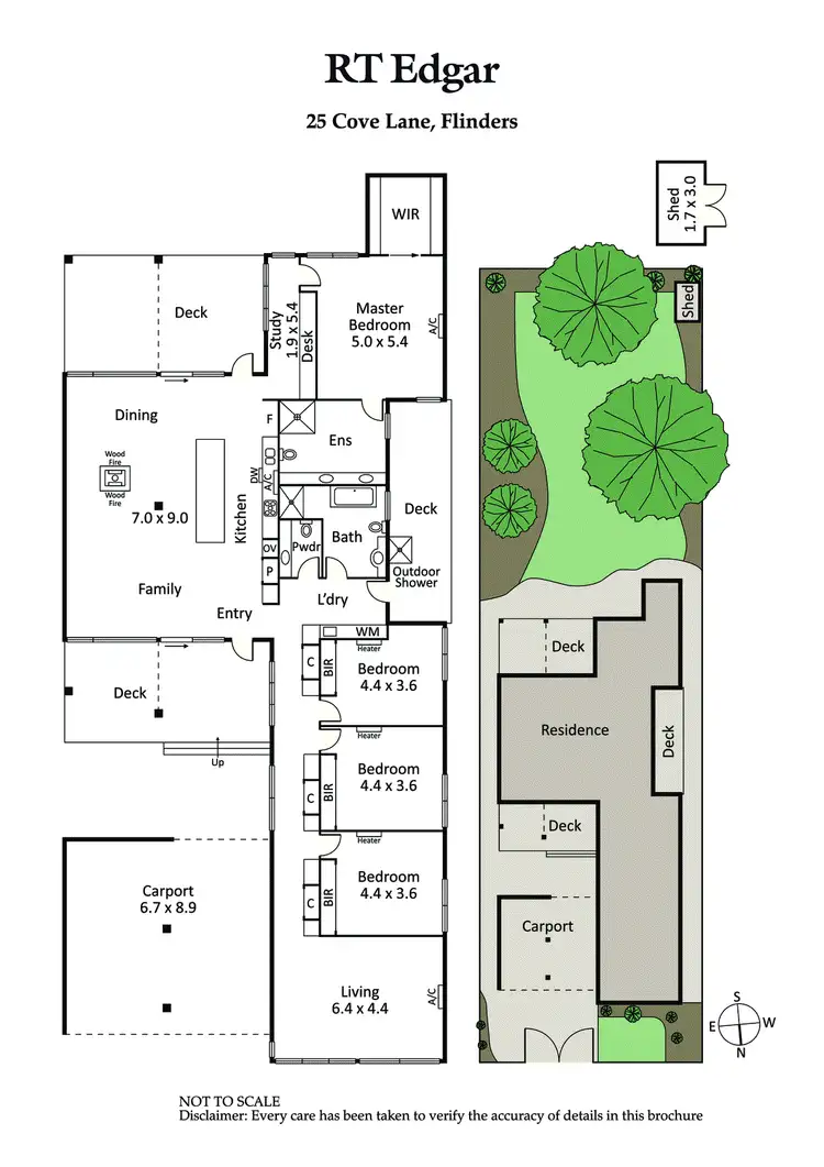 Floorplan of Homely house listing, 25 Cove Lane, Flinders VIC 3929