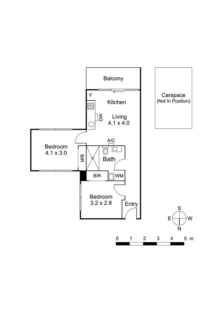 Floorplan of Homely apartment listing, 407/20 Reeves Street, Carlton VIC 3053