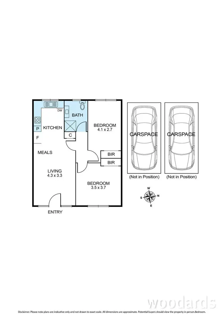 Floorplan of Homely apartment listing, 4/31 Woolton Avenue, Thornbury VIC 3071