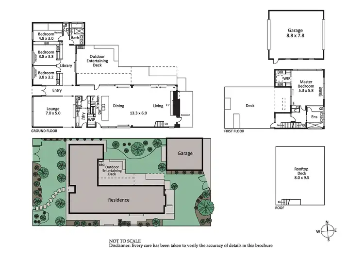 Floorplan of Homely house listing, 12 Seaview Avenue, Barwon Heads VIC 3227