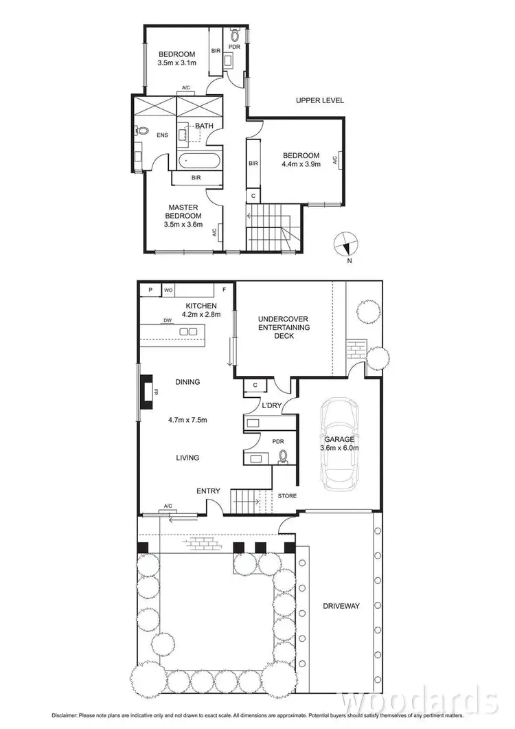 Floorplan of Homely townhouse listing, 1/14 Blair Street, Bentleigh VIC 3204