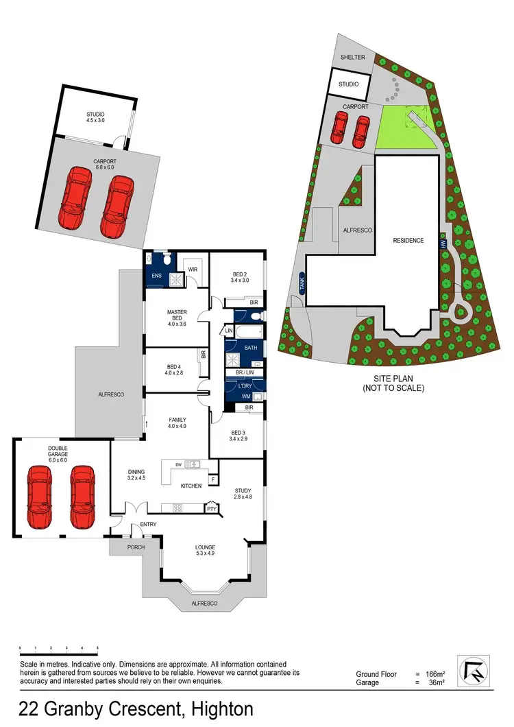 Floorplan of Homely house listing, 22 Granby Crescent, Highton VIC 3216