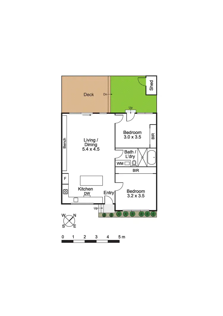Floorplan of Homely villa listing, 2/141 Hickford Street, Reservoir VIC 3073