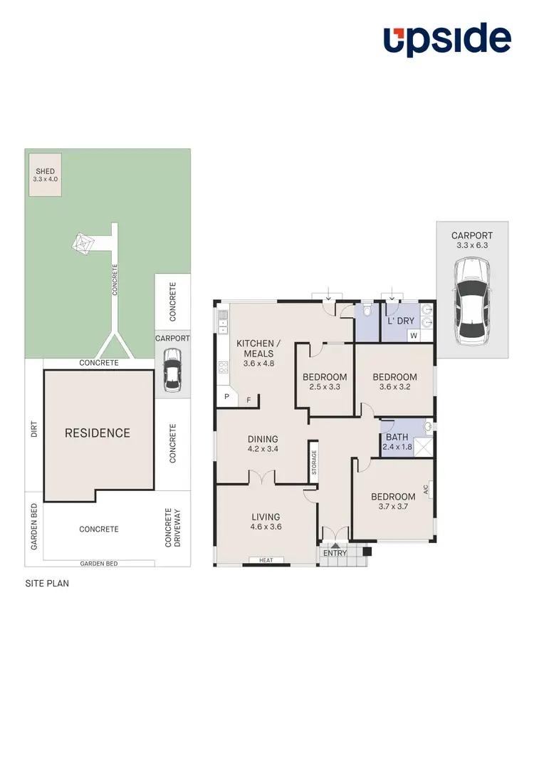 Floorplan of Homely house listing, 6 Beaver Street, St Albans VIC 3021