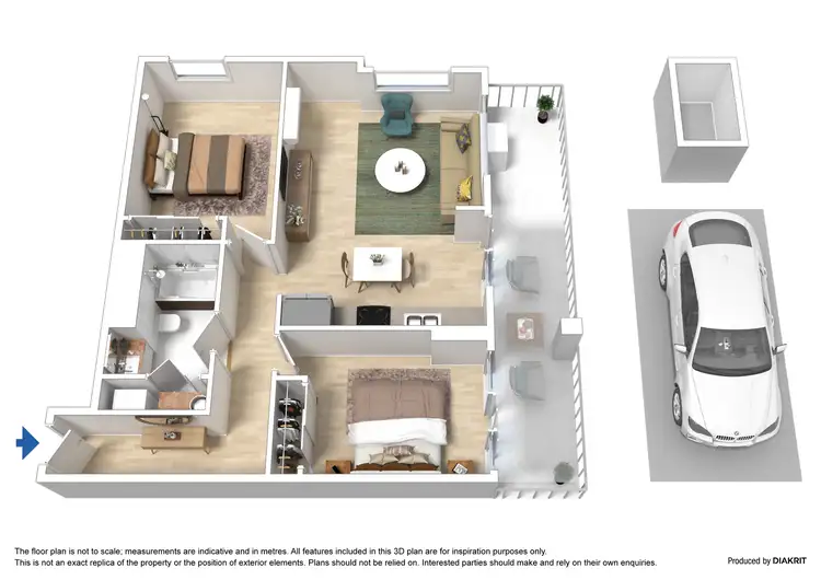 Floorplan of Homely apartment listing, 1004/610 St Kilda Road, Melbourne VIC 3004