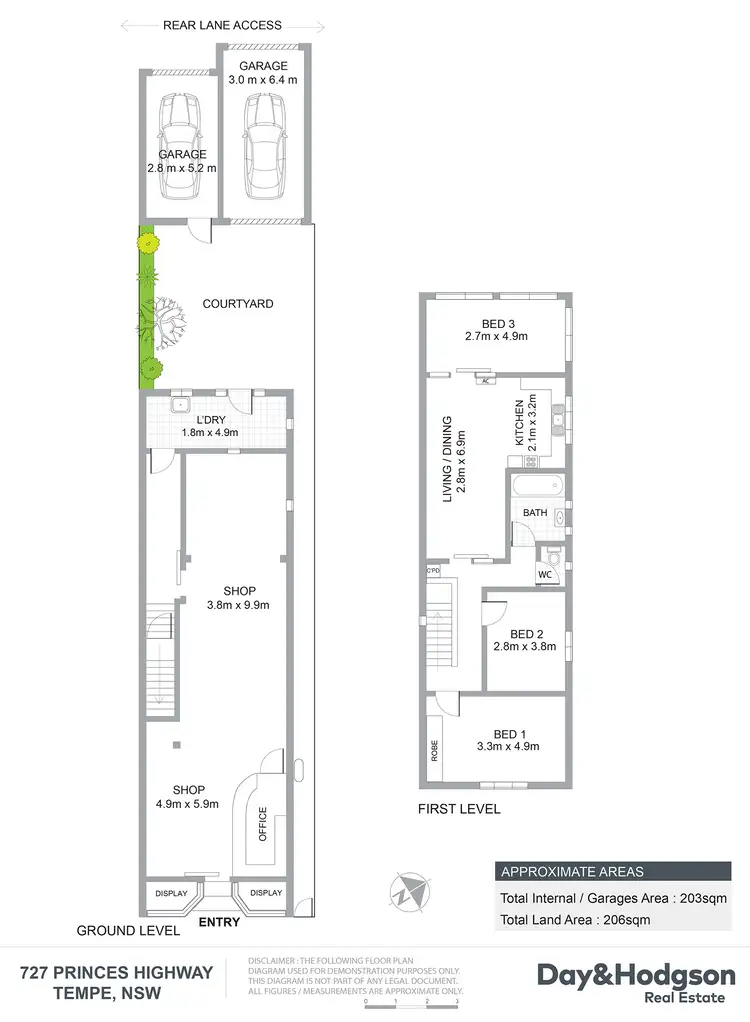 Floorplan of Homely house listing, 727 Princes  Highway, Tempe NSW 2044