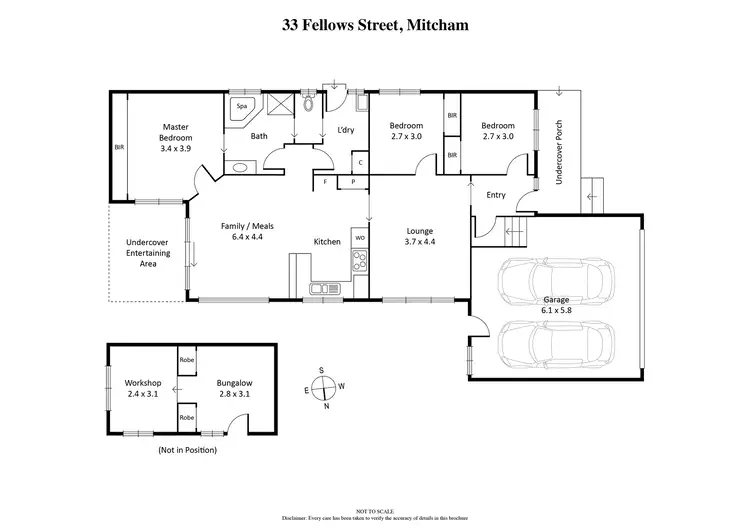 Floorplan of Homely house listing, 33 Fellows Street, Mitcham VIC 3132