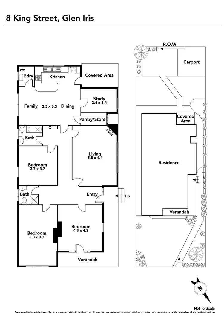 Floorplan of Homely house listing, 8 King Street, Glen Iris VIC 3146