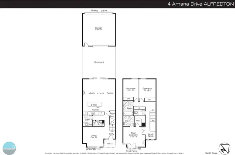 Floorplan of Homely house listing, 4 Amana Drive, Alfredton VIC 3350
