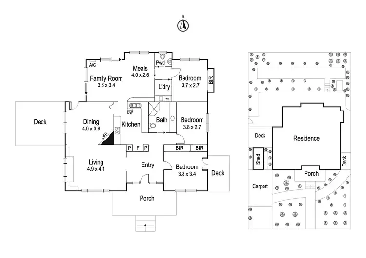 Floorplan of Homely house listing, 18 Menzie Grove, Eaglemont VIC 3084
