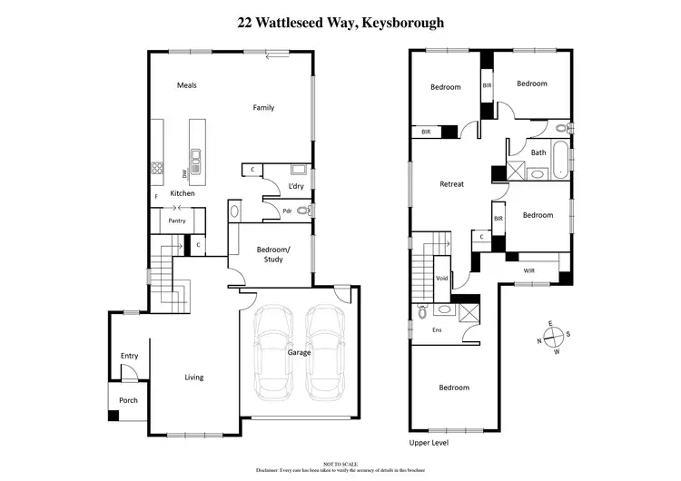 Floorplan of Homely house listing, 22 Wattleseed Way, Keysborough VIC 3173