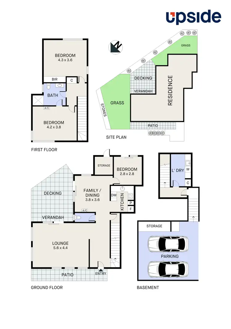 Floorplan of Homely townhouse listing, 2/4 Hume Court, Ashwood VIC 3147